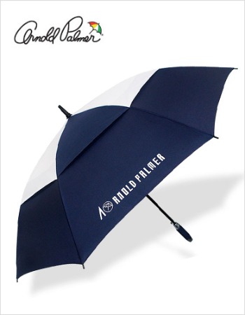 [인쇄가능] 아놀드파마 자동이중방풍(네이비&amp;화이트) 75 골프우산 장우산답례품