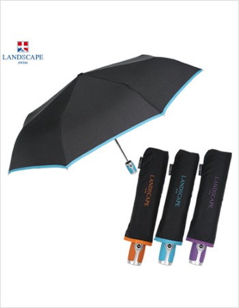 [인쇄가능]◆완전자동우산◆ 랜드스케이프 컬러바이어스 3단우산답례품