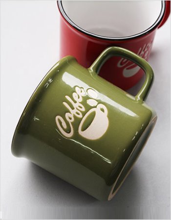 [로얄보덴] 커피빈 머그컵 2P세트 컵 답례품 선물상자포장