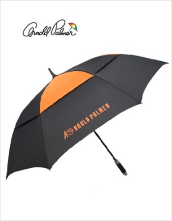 [인쇄가능] 아놀드파마 자동이중방풍(블랙&amp;오렌지) 75 골프우산 장우산답례품