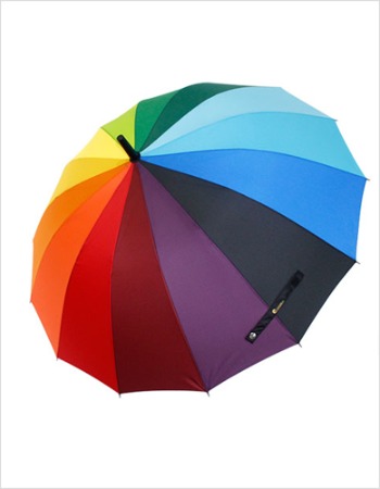 [인쇄가]로페리아I-14K무지개 60 골프우산 장우산답례품